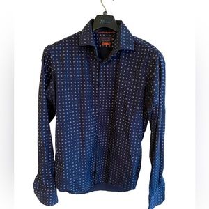 Denim and Flower Shirt Size M